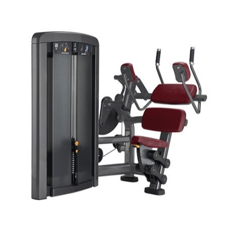 Bauch-Crunch-Maschine im Sitzen
